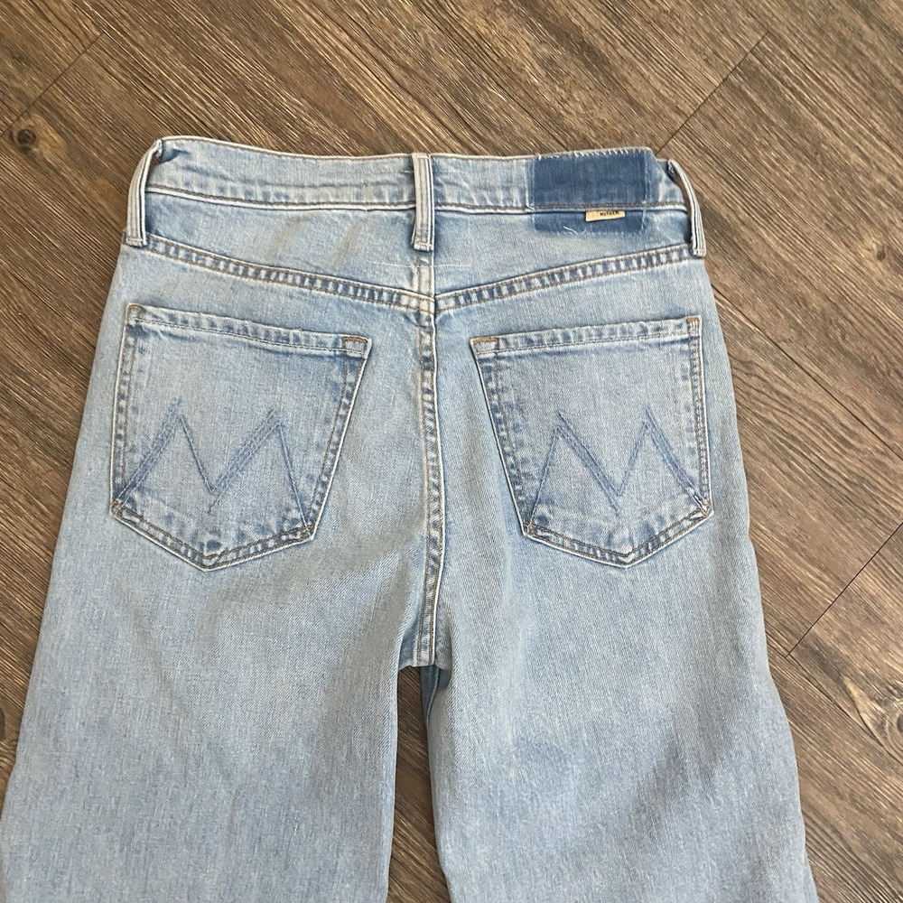Mother SUPERIOR Denim The Fly Cut Tomcat Roller Reap What You Sow Size 26 - Picture 12 of 13